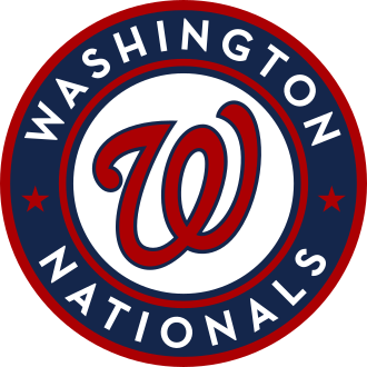 Washington Nationals Logo Roundel Mat - 27" Round Area Rug